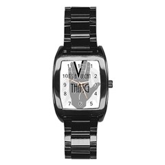 It s A Vulcan Thing Stainless Steel Barrel Watch by Howtobead