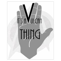 It s A Vulcan Thing Drawstring Bag (small) by Howtobead