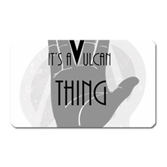 Vulcan Thing Magnet (rectangular) by Howtobead