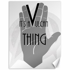 Vulcan Thing Canvas 18  X 24   by Howtobead