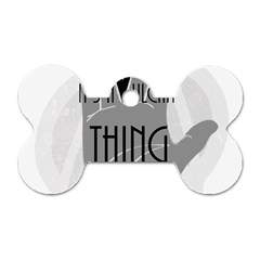 Vulcan Thing Dog Tag Bone (one Side) by Howtobead