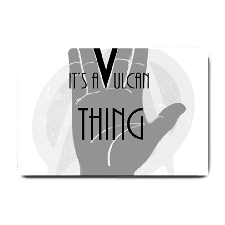 Vulcan Thing Small Doormat 