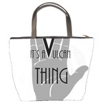 Vulcan Thing Bucket Bags Back