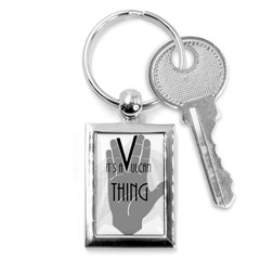 Vulcan Thing Key Chains (rectangle)  by Howtobead