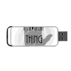 Vulcan Thing Portable Usb Flash (one Side) by Howtobead