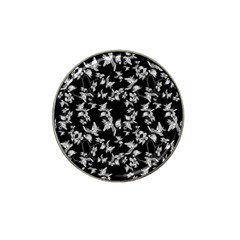 Dark Orquideas Floral Pattern Print Hat Clip Ball Marker (4 pack)