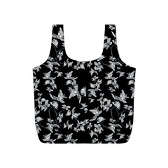 Dark Orquideas Floral Pattern Print Full Print Recycle Bags (s)  by dflcprints