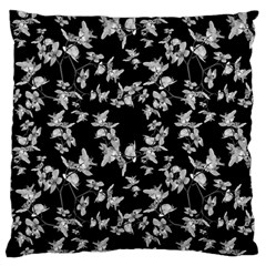 Dark Orquideas Floral Pattern Print Standard Flano Cushion Case (Two Sides)