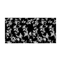 Dark Orquideas Floral Pattern Print Yoga Headband