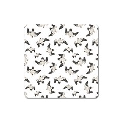 Birds Pattern Photo Collage Square Magnet by dflcprints