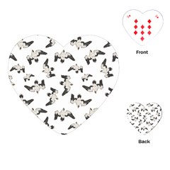 Birds Pattern Photo Collage Playing Cards (heart)  by dflcprints