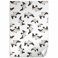 Birds Pattern Photo Collage Canvas 12  X 18   by dflcprints