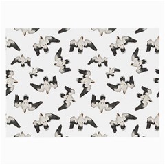 Birds Pattern Photo Collage Large Glasses Cloth (2-side) by dflcprints