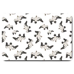 Birds Pattern Photo Collage Large Doormat  by dflcprints