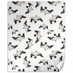 Birds Pattern Photo Collage Canvas 11  X 14   by dflcprints