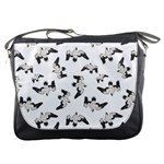 Birds Pattern Photo Collage Messenger Bags Front