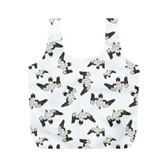 Birds Pattern Photo Collage Full Print Recycle Bags (m)  by dflcprints