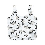 Birds Pattern Photo Collage Full Print Recycle Bags (M)  Front