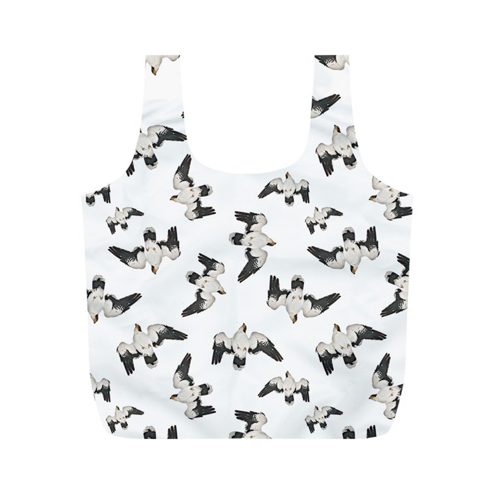 Birds Pattern Photo Collage Full Print Recycle Bags (M) 