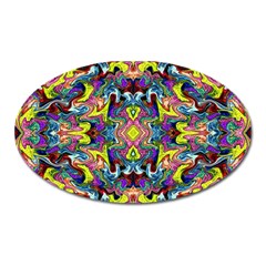 Pattern-12 Oval Magnet