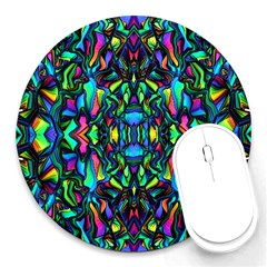 Pattern-14 Round Mousepads by ArtworkByPatrick