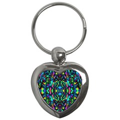 Pattern-14 Key Chains (heart)  by ArtworkByPatrick