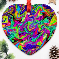 Artwork By Patrick-pattern-15 Ornament (heart) by ArtworkByPatrick