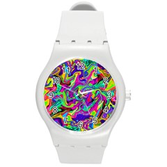 Artwork By Patrick-pattern-15 Round Plastic Sport Watch (m) by ArtworkByPatrick