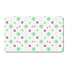 Stars Motif Multicolored Pattern Print Magnet (rectangular) by dflcprints