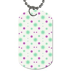 Stars Motif Multicolored Pattern Print Dog Tag (one Side) by dflcprints