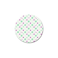 Stars Motif Multicolored Pattern Print Golf Ball Marker (4 Pack) by dflcprints