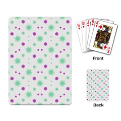 Stars Motif Multicolored Pattern Print Playing Card by dflcprints