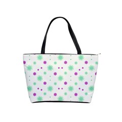 Stars Motif Multicolored Pattern Print Shoulder Handbags by dflcprints