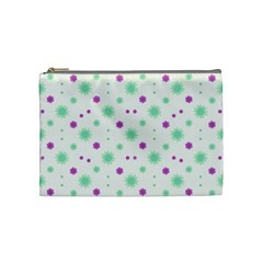 Stars Motif Multicolored Pattern Print Cosmetic Bag (medium)  by dflcprints