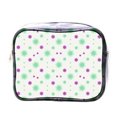 Stars Motif Multicolored Pattern Print Mini Toiletries Bags by dflcprints