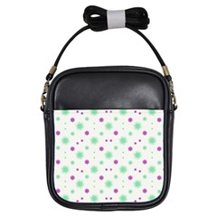 Stars Motif Multicolored Pattern Print Girls Sling Bags by dflcprints