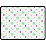 Stars Motif Multicolored Pattern Print Fleece Blanket (Large)  80 x60  Blanket Front