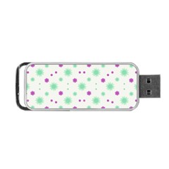 Stars Motif Multicolored Pattern Print Portable Usb Flash (one Side) by dflcprints