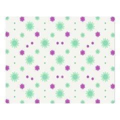 Stars Motif Multicolored Pattern Print Double Sided Flano Blanket (large)  by dflcprints