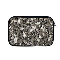 Black And White Leaves Pattern Apple Macbook Pro 13  Zipper Case by dflcprints