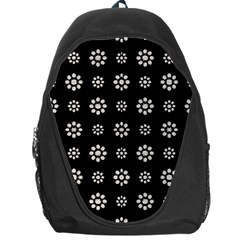 Dark Stylized Floral Pattern Backpack Bag by dflcprints