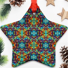 Pattern-16 Star Ornament (two Sides) by ArtworkByPatrick