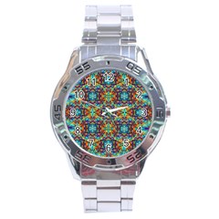 Pattern-16 Stainless Steel Analogue Watch by ArtworkByPatrick