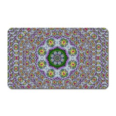 Summer Bloom In Floral Spring Time Magnet (rectangular) by pepitasart