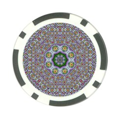 Summer Bloom In Floral Spring Time Poker Chip Card Guard by pepitasart