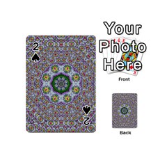 Summer Bloom In Floral Spring Time Playing Cards 54 (mini)  by pepitasart