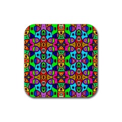 Artwork By Patrick-pattern-18 Rubber Coaster (square)  by ArtworkByPatrick