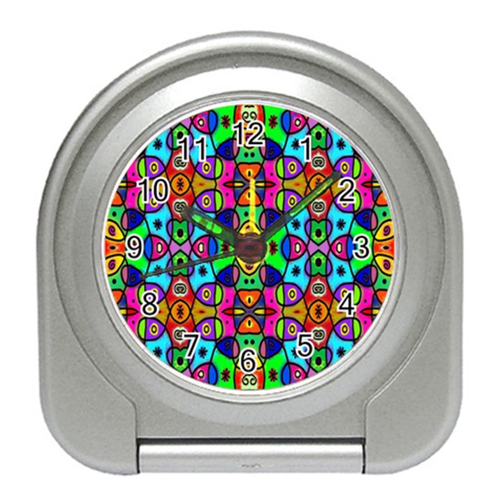 ARTWORK BY PATRICK-Pattern-18 Travel Alarm Clocks