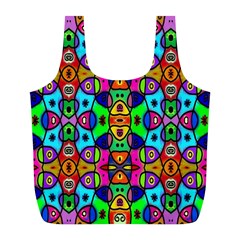 Artwork By Patrick-pattern-18 Full Print Recycle Bags (l)  by ArtworkByPatrick