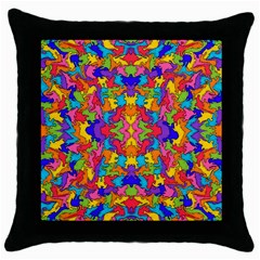 Artwork By Patrick-pattern-19 Throw Pillow Case (black) by ArtworkByPatrick